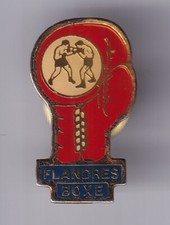 RARE PINS PIN'S .. SPORT BOXE BOXING CLUB GANT RING REGION FLANDRES 59 ~FO