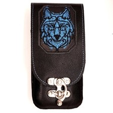 Cuir Loup Portable Pochette Ceinture Boucle Holster Portefeuille Hip Sac