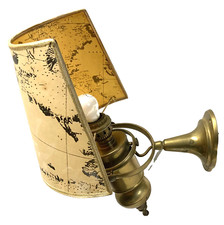 LAMPE MARINE bronze sur cardan " FORESTI & SUARDI " bateau (1)