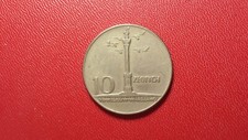 10 zlotych 1965 POLOGNE - Colonne Sigismond III - Y# 55