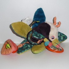 Doudou Fleur Moulin Roty -Dans la jungle - Suspension feuilles