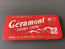 Étiquette Fromage Geramont Double Creme Thalys Vosges