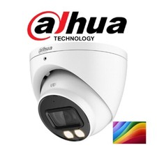 Dahua HDCVI 5MP Full Colour LED Dome Camera 2.8mm 40m LED Built in Mic