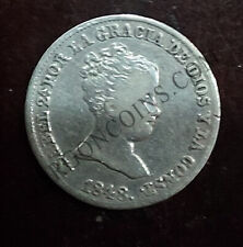 Isabel II 1 Réal De Madrid DEL 1848