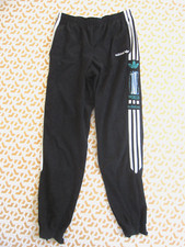 Pantalon Adidas One World Sport 80'S Noir Velour Survetement vintage - 14 ans