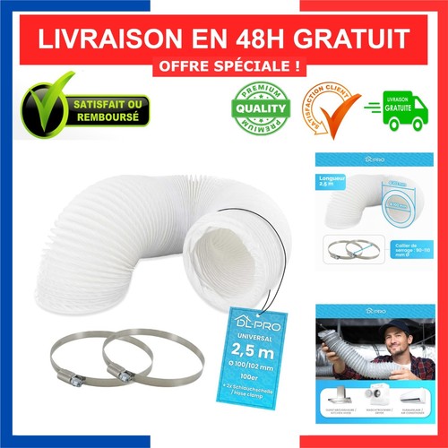 Tuyau évacuation m ø100 - évacuation, 2,5