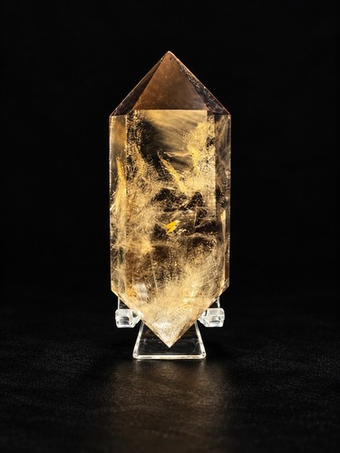 Quartz pointe biterminée