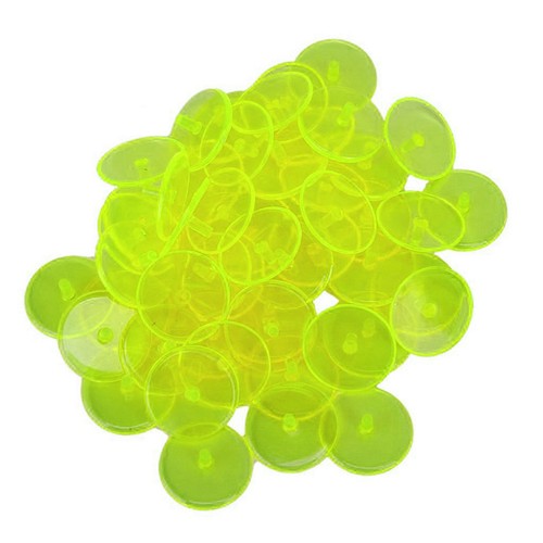 50pcs plastique round - 50pcs,