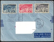 TAAF Lettre 1958 Y&T n°8, 9