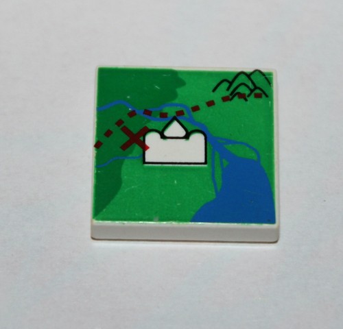Lego tile 2x2 with - tile, orient