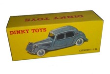 Dinky Toys boîte repro 24 N Citroën traction 11 BL malle bombée