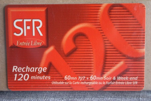 Telecarte sfr recharge 120 - telecarte,