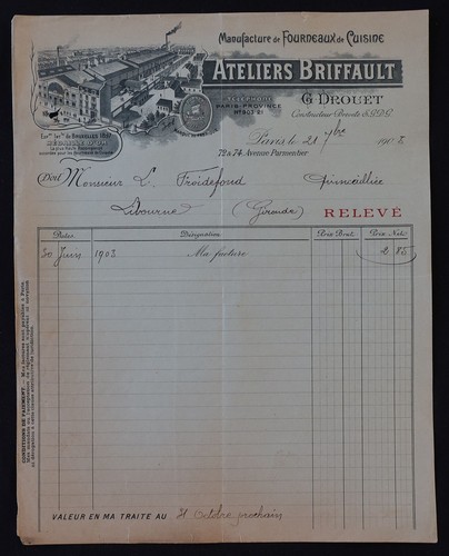 Billhead facture paris - billhead,