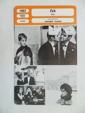 CARTE FICHE CINEMA 1962 EVA