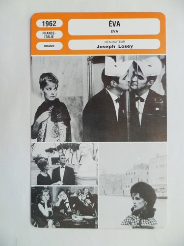 Carte fiche cinema - 1962, eva