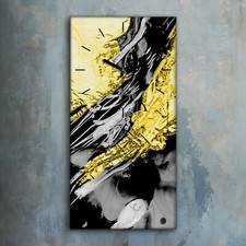 Horloge murale sur toile 30x60