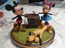 Disney 100 ERAS Figurine Mickey Minnie Pluto TV Walt Disney Studios 