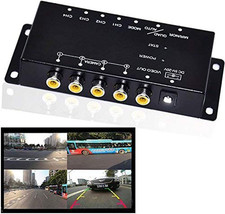 ® IR Control 4 Cameras Video Control Car Cameras Image Switch Combiner Box for L