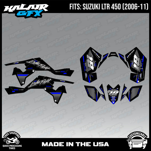 Graphics kit for suzuki atv - suzuki,