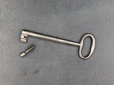 113mm Ancienne Clé creuse en Fer Forgé 18ème Siècle,Clef, pointeau,Serrure,key