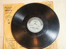 RARE PETIT Disque 78t ancien