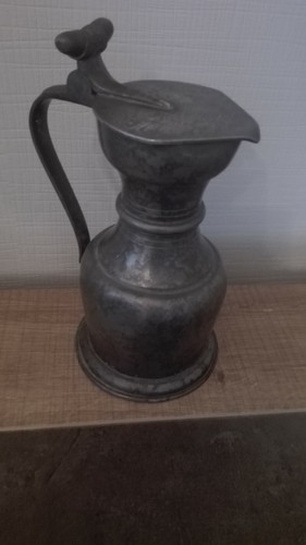 Ancien pichet étain rame - pichet,