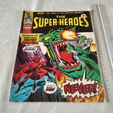 MARVEL vintage comics UK 1975 – The super-heroes # 6 – Silver Surfer / X-Men