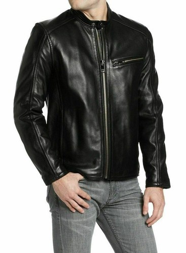 Véritable veste peau - en,