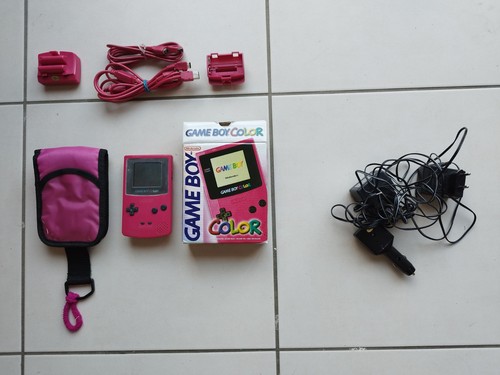 Nintendo game boy color - game, rose