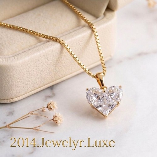 Collier pendentif cœur - -,