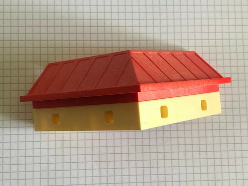 Playmobil toit rouge - toit,