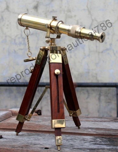 Ancien télescope laiton - ancien,