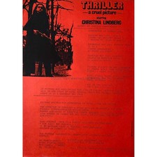 THRILLER A CRUEL PICTURE French Pressbook 6p - 9x12 in. - 1973 - Bo Arne Vibeniu