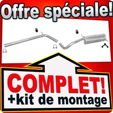 Ligne pot d'échappement pour