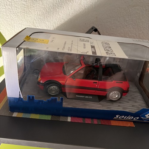 Solido peugeot 205 - peugeot, rouge