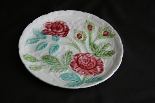 Assiette barbotine motif - assiette, en