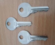 Lot 3x Cle Clef Key 455 Schneider Ronis pour armoire switch etc...