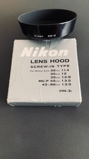 NIKON Pare soleil, Lens Hood HN-3  for Nikkor Auto 35mm, MC-P 55mm, Zoom 43-86mm