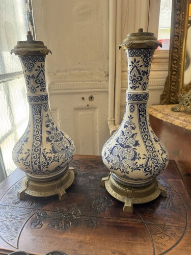 Paire pieds lampe - de,
