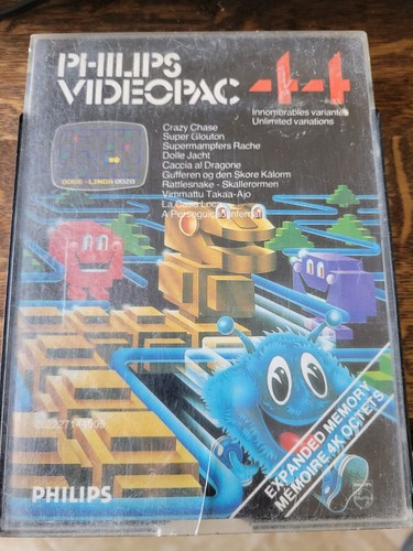 Videopac crazy chase - crazy,