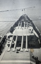 Photo Originale-Marine Nationale WW2-Tourelles avant Strasbourg