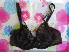 Soutien gorge à armatures noir effet push up dentelle doublée WONDERBRA 85 C TBE