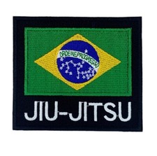 Patch Jiu Jitsu Brésilien (3,5") Fer / Coudre Badge BJJ Gi Kimono Patchs Crest