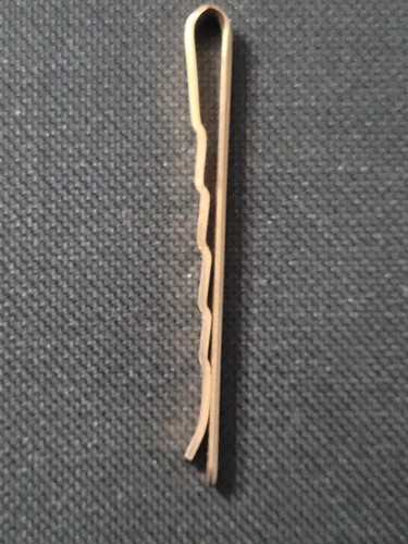 Pince cravate plaqué or - pince,