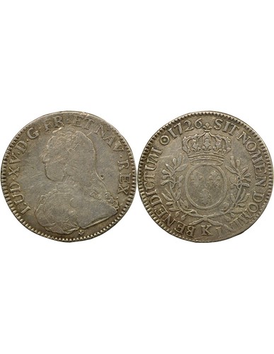 France louis ecu - louis, xv