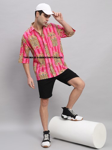Homme tigre rayures coton - tigre,