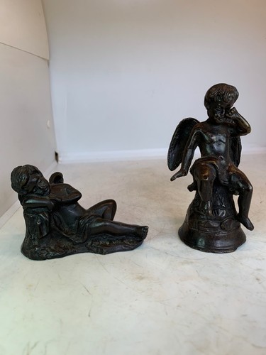 Ancien bronze angelot - ancien,