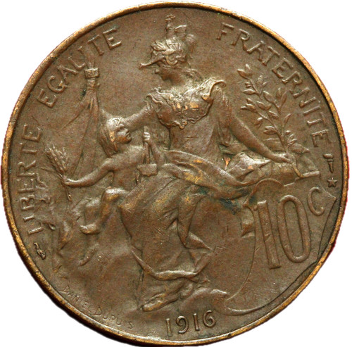 17157 10 centimes 1910 - -,