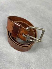 Ceinture cuir marron vintage