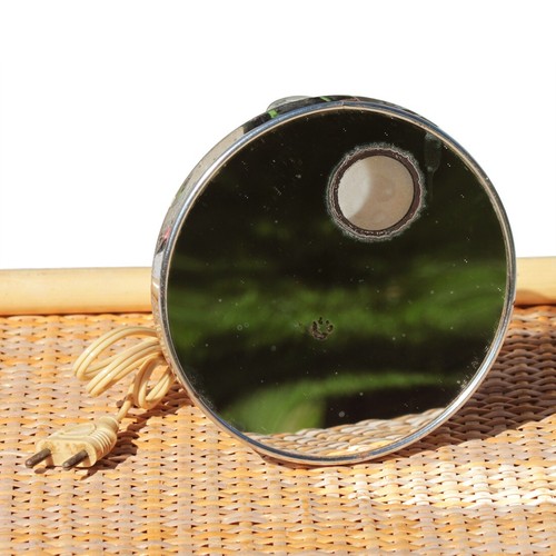 Ancien miroir loupe barbier - loupe, de